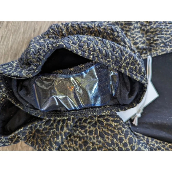 Demi Moore X Andie Swim The Marseilles One Piece Black Lurex Jacquard Size Small - Picture 7 of 8